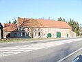 Housebarn at Houthalen, Limburg (dwelling left, cow stable in the middle, forage barn right)