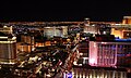 Paris Las Vegas Eyfel Kulesi'nden Strip manzarası.