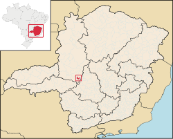 Localização de Matutina em Minas Gerais