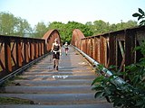 The Duke of Beaufort Bridge, now used as a footbridge.