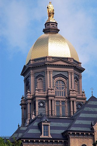 <span class="mw-page-title-main">Main Building (University of Notre Dame)</span> Building in Notre Dame, Indiana, United States