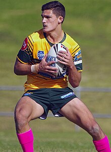 Cleary playing for the Windsor Wolves in 2015 Nathancleary.jpg