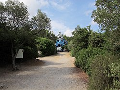 View into entrance