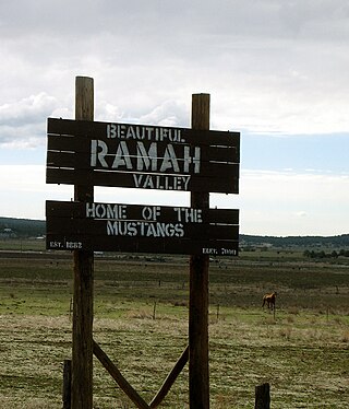 <span class="mw-page-title-main">Ramah, New Mexico</span> CDP in New Mexico, United States