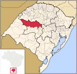 <span class="mw-page-title-main">Microregion of Santiago</span> Micro-region in Rio Grande do Sul, Brazil