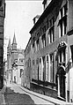 La « chapelle Salazar » au centre (en blanc), construite sur l'ancienne synagogue de Bruxelles après 1370.