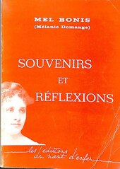 Mel Bonis, Souvenirs et Réflexions, 1974    