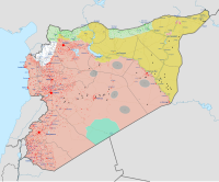 Map of Syrian Civil War