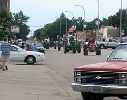 2007 Tractor Trek traveling down Main Ave. in Washburn