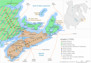 <span class="mw-page-title-main">Acadia</span> Colony of New France in northeastern North America