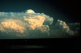 <span class="mw-page-title-main">Overshooting top</span> Part of the convective tower of a thunderstorm