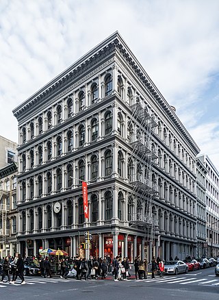 <span class="mw-page-title-main">E. V. Haughwout Building</span> Historic commercial building in Manhattan, New York