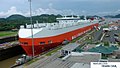 "Mule" locomotives on Panama Canal locks