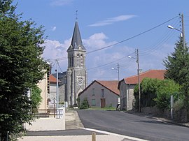 The church in Fouchères-aux-Bois