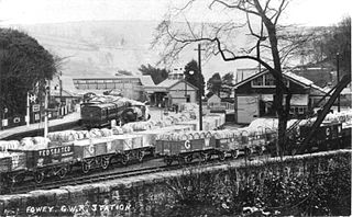 <span class="mw-page-title-main">Fowey railway station</span> Railway station in Cornwall