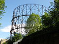 Gasometro in zona Vanchiglietta, a Torino