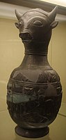 Bull-headed oinochoe (Chiusi, 6th century BC)