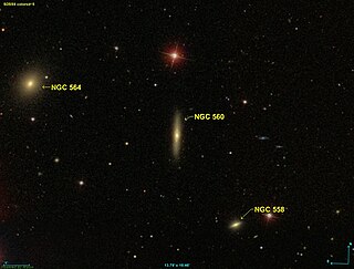 <span class="mw-page-title-main">NGC 560</span> Galaxy in the constellation Cetus