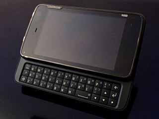 <span class="mw-page-title-main">Nokia N900</span> 2009 smartphone by Nokia