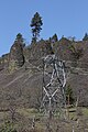 High-voltage transmission tower