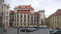 Prague CZ Old Town Marian Square Clam-Gallas Palace 0124