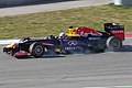 Vettel testing at Barcelona, February