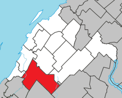 Location within Rivière-du-Loup RCM