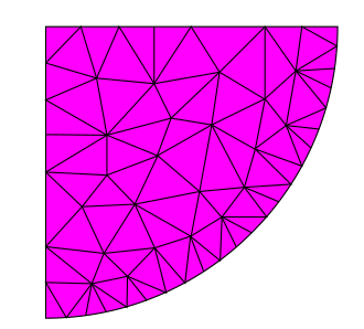 Example of unstructured grid for a finite element analysis mesh Unstructured grid.svg