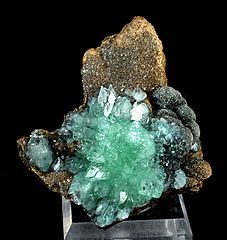 Outstanding specimen of Apophyllite from India. Photo by Rob Lavinsky, iRocks.com – CC-BY-SA-3.0.