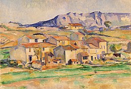 « Hameau à Payennet près de Gardanne », 1886-1890, 62,5 x 91 cm, Maison-Blanche, Washington, DC.