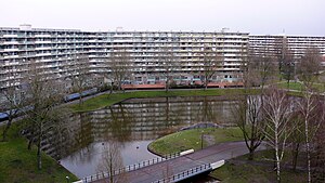 View from Gooioord in Bijlmer