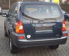 2001–2003 Hyundai Terracan agteraansig