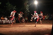 Vettuvakanakkar Porattu Kanyarkali in Panthal.jpg