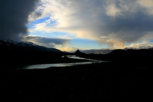 A landscape of Leh.