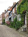 Image 10Mermaid Street in Rye showing typically steep slope and cobbled surface (from Portal:East Sussex/Selected pictures)