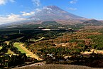 Mount Fuji seen from Jurigi Plateau in Susono, Shizuoka