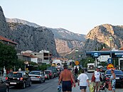 Omiš főutcája