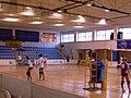 Warm-up at volleyball pavilion