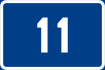 National Road 11 shield