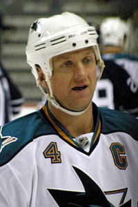 Blake with the San Jose Sharks. Rob Blake Sharks.jpg