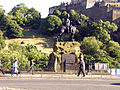 Royal Scots Greys monument in Edinburgh