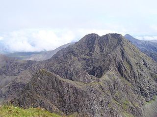 Sgùrr a Ghreadaidh 973m high mountain in Scotland