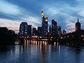 Sonnenuntergang in Frankfurt