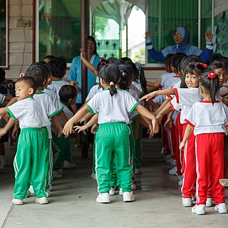 <span class="mw-page-title-main">Preschool</span> Educational establishment offering early childhood education to children