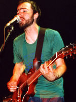 James Mercer in 2004. The song explores his feelings on his hometown of Albuquerque, New Mexico. Theshins1c.jpg