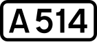 UK road A514.svg