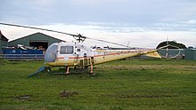 The helicopter at its present site on Dandenong-Frankston Road. Wobbies-world-helicopter.jpg