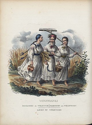 <span class="mw-page-title-main">Volhynian folk costume</span> Traditional clothing of the Ukrainian Volyn