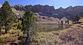 Castle Lake with summit of Lake Peak to left