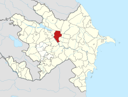 Location of Agdash